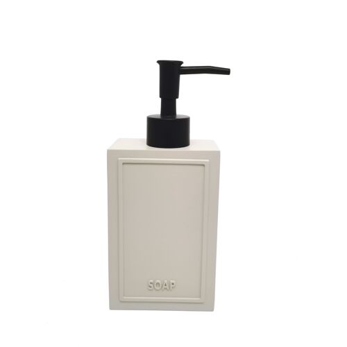 Distributeur de Savon Polyresine B-Aqua Blanc