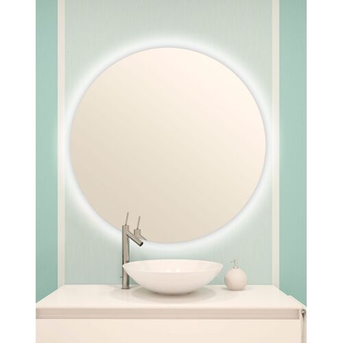 Miroir mural rond Led 80 cm diam. B-934
