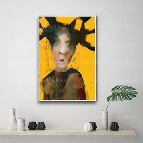 Bohemio con autoportrait d¿¿coration affiche sur toile,mpression murale Poster pour salon chambre ¿¿ coucher d¿¿cor sans cadre(30*40cm)