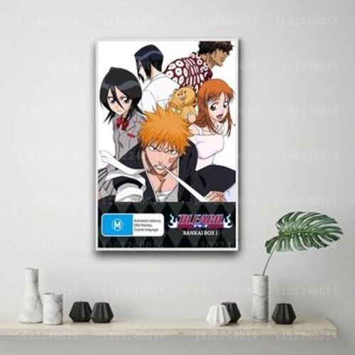Affiche d¿¿corative sur toile dessin anim¿¿ Bleach,mpression murale Poster pour salon chambre ¿¿ coucher d¿¿cor sans cadre(30*40cm)
