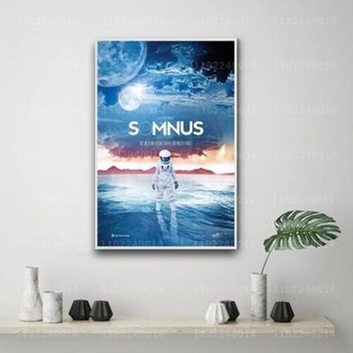 Affiche en toile du roman de science-fiction de science-fiction,mpression murale Poster pour salon chambre ¿¿ coucher d¿¿cor sans cadre(30*40cm)