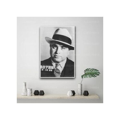 Affiche en toile Al Capone, affiches d¿¿coratives pour,mpression murale Poster pour salon chambre ¿¿ coucher d¿¿cor sans cadre(30*40cm)