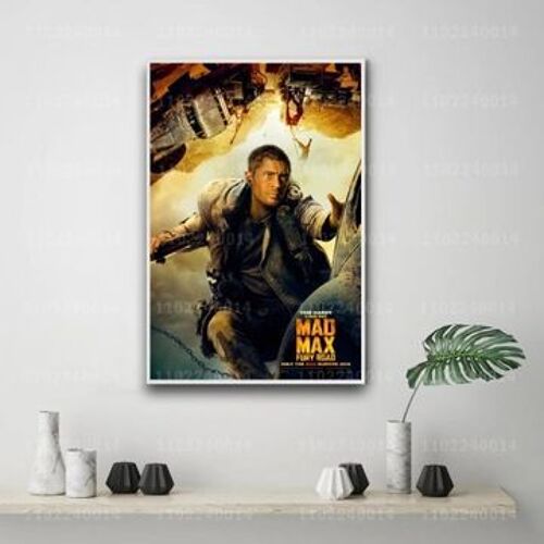 Affiche du film Fury sur toile, pla d¿¿coratif,mpression murale Poster pour salon chambre ¿¿ coucher d¿¿cor sans cadre(30*40cm)