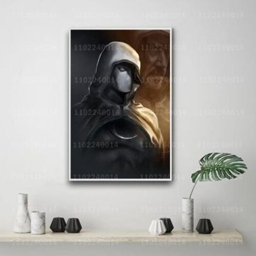 Affiche en toile d¿¿corative Moon Knight TV Play,mpression murale Poster pour salon chambre ¿¿ coucher d¿¿cor sans cadre(30*40cm)