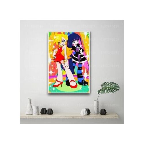 Affiche sur toile Culottes et bas d¿¿cor dessin anim¿¿,mpression murale Poster pour salon chambre ¿¿ coucher d¿¿cor sans cadre(30*40cm)