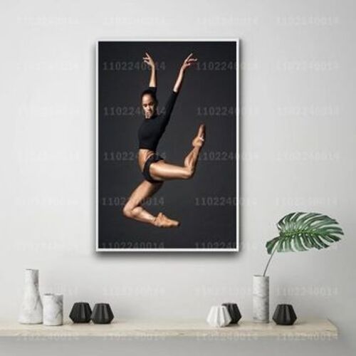 Affiche en toile d¿¿corative ballerine Misty Copeland,mpression murale Poster pour salon chambre ¿¿ coucher d¿¿cor sans cadre(30*40cm)