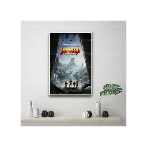 Affiche en toile d¿¿corative du film Jumanji,mpression murale Poster pour salon chambre ¿¿ coucher d¿¿cor sans cadre(30*40cm)