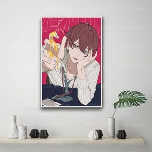 Affiche de dessin anim¿¿ manga Kunikida doppo sur toile,mpression murale Poster pour salon chambre ¿¿ coucher d¿¿cor sans cadre(30*40cm)