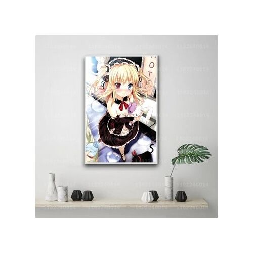 Affiche en toile Manga bok wa tomodachi ga sukun,mpression murale Poster pour salon chambre ¿¿ coucher d¿¿cor sans cadre(30*40cm)