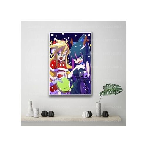 Affiche sur toile Culottes et bas d¿¿cor dessin anim¿¿,mpression murale Poster pour salon chambre ¿¿ coucher d¿¿cor sans cadre(30*40cm)