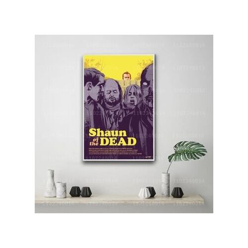 Shaun des morts affiche de film d¿¿corative,mpression murale Poster pour salon chambre ¿¿ coucher d¿¿cor sans cadre(30*40cm)