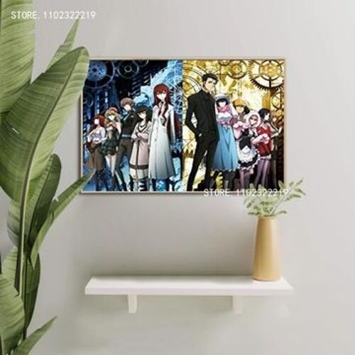 Steins Gate ¿C affiche en toile, affiche murale d'anime,mpression murale Poster pour salon chambre ¿¿ coucher d¿¿cor sans cadre(30*40cm)