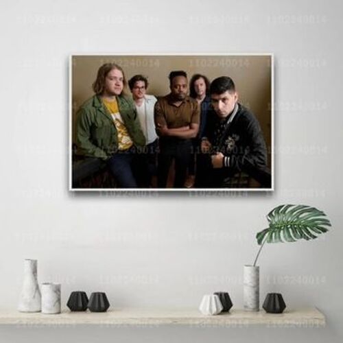 Affiche en toile Durand Jones et indications de groupe,mpression murale Poster pour salon chambre ¿¿ coucher d¿¿cor sans cadre(30*40cm)