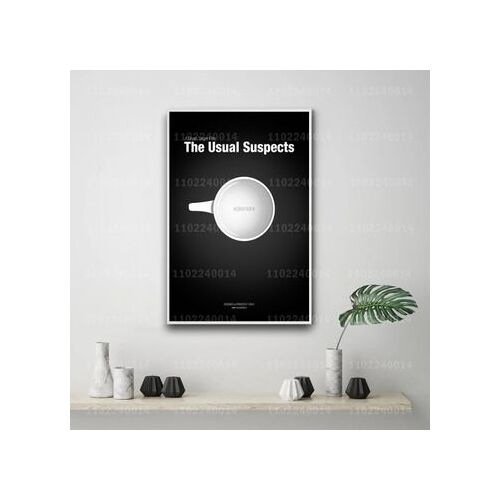 Affiche en toile La d¿¿coration habituelle du film suspect,mpression murale Poster pour salon chambre ¿¿ coucher d¿¿cor sans cadre(30*40cm)