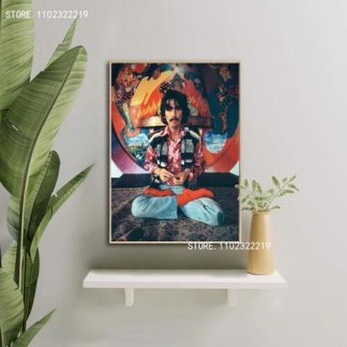 Affiche en toile George Harrison Classic Rock g,mpression murale Poster pour salon chambre ¿¿ coucher d¿¿cor sans cadre(30*40cm)
