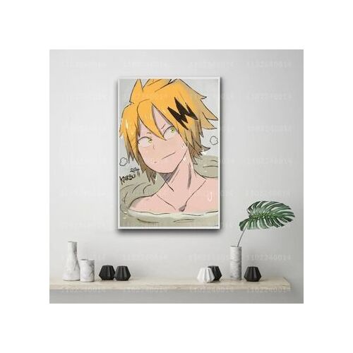 Affiche toile Denki kaminari d¿¿coration dessin anim¿¿,mpression murale Poster pour salon chambre ¿¿ coucher d¿¿cor sans cadre(30*40cm)