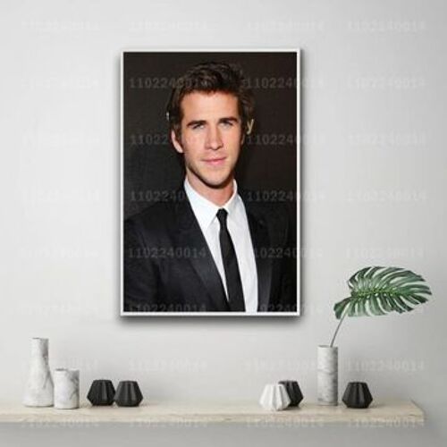 Affiche d¿¿corative en toile d'acteur Hemsworth,mpression murale Poster pour salon chambre ¿¿ coucher d¿¿cor sans cadre(30*40cm)