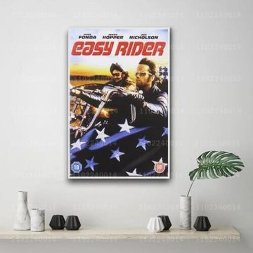 Affiche en toile Easy Rider, affiches d¿¿coratives n,mpression murale Poster pour salon chambre ¿¿ coucher d¿¿cor sans cadre(30*40cm)