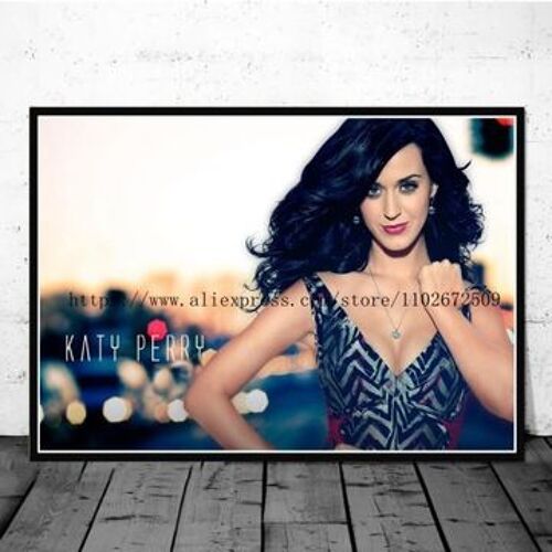Affiche en toile de r¿ºves d'adolescente de Katy Perry,mpression murale Poster pour salon chambre ¿¿ coucher d¿¿cor sans cadre(30*40cm)