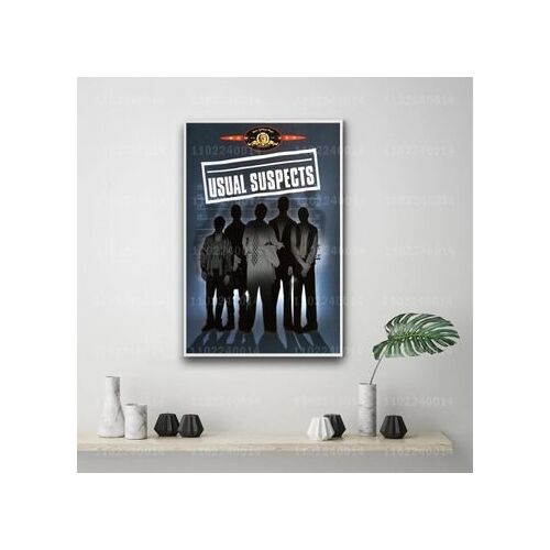 Affiche en toile La d¿¿coration habituelle du film suspect,mpression murale Poster pour salon chambre ¿¿ coucher d¿¿cor sans cadre(30*40cm)