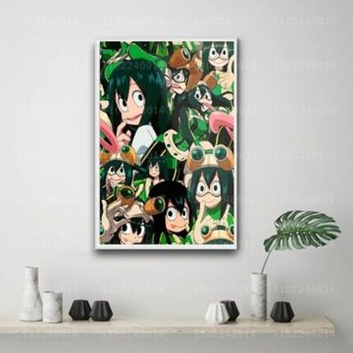 Affiche en toile d¿¿corative de dessin anim¿¿ Boku no hero tom,mpression murale Poster pour salon chambre ¿¿ coucher d¿¿cor sans cadre(30*40cm)