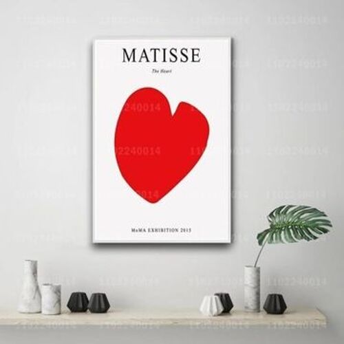 Affiche d¿¿corative en toile Matisse,mpression murale Poster pour salon chambre ¿¿ coucher d¿¿cor sans cadre(30*40cm)