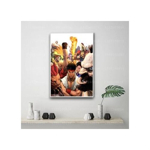 Affiche toile d¿¿corative dessin anim¿¿ Manga akuma,mpression murale Poster pour salon chambre ¿¿ coucher d¿¿cor sans cadre(30*40cm)