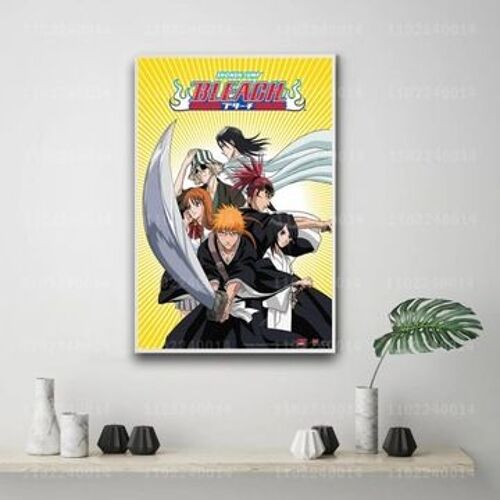 Affiche d¿¿corative sur toile dessin anim¿¿ Bleach,mpression murale Poster pour salon chambre ¿¿ coucher d¿¿cor sans cadre(30*40cm)