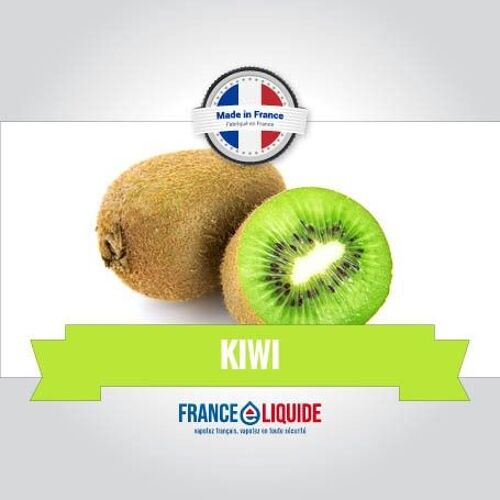 E-liquide arôme kiwi 17MG 10ml 50% PG / 50% VG fabriqué en France