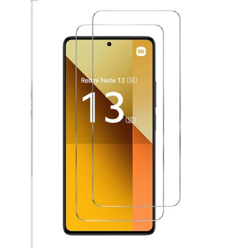 Hqselection® Lot De 2 Verre Trempé Pour Xiaomi Redmi Note 13 5g/4g .Film De Protection D'écran Transparent - Anti Rayures - Ultra Résistant Dureté 9h
