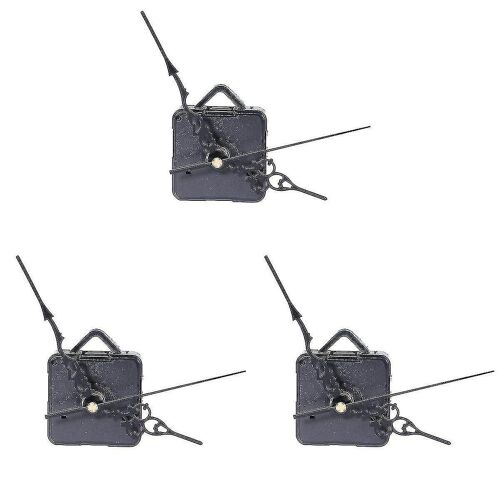 Kit de 3 mouvements d'horloge silencieux pour horloges murales à monter soi-même - Installation facile, design élégant, chronométrage précis