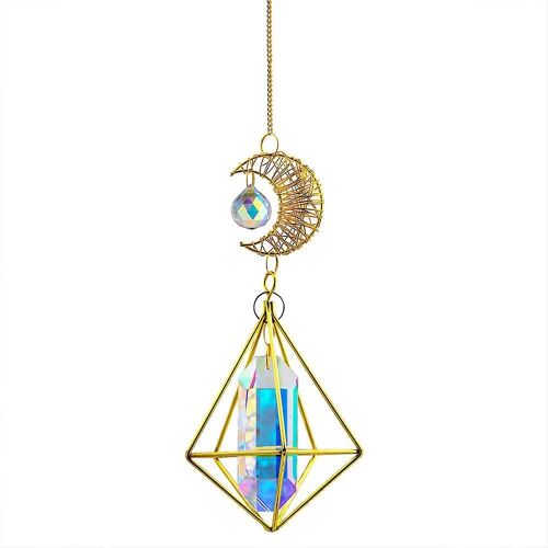 Superbe attrape-soleil en cristal arc-en-ciel pour la maison et le bureau ¿ Suspension décorative pour fenêtre offrant des effets lumineux éclatants