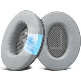 Coussinets de rechange pour Casque - AQSACOKIYA - Bose QuietComfort 35 (QC35) QC35 II (QC35 II) - Gel de Refroidissement - Gris