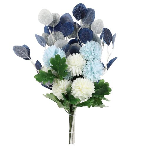 Superbe bouquet de fleurs en soie pour la décoration intérieure, les mariages et les cadeaux - Composition artificielle sans entretien