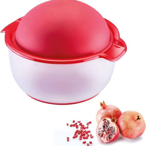 Dénoyauteur De Grenade Avec Récupérateur De Jus, Blanc/Rouge Goodnice