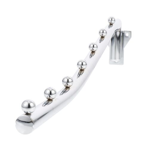 Portant À Vêtements Mural En Fer De Qualité Supérieure - Crochets À Vêtements Peu Encombrants Et Tringle À Vêtements Pliable Pour L'organisation De La Maison