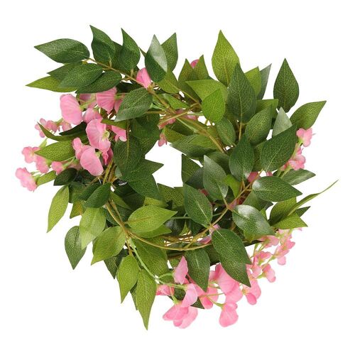 Guirlande de glycine en soie ¿ Décoration réaliste pour la maison, les mariages et les fêtes ¿ Couleurs vives, 200 cm de long