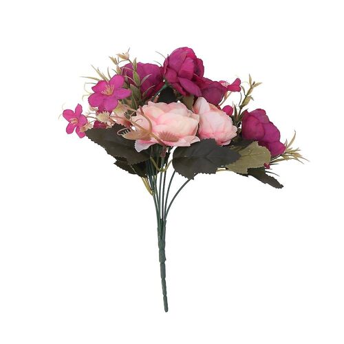 Superbe bouquet de fleurs artificielles d'amarante pour la décoration intérieure, les fêtes et le jardin ¿ Sans entretien, aspect réaliste