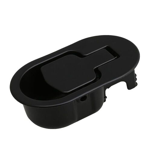 Lot de 2 poignées de déverrouillage ovales noires pour canapé - Alliage d'aluminium durable, installation facile, ajustement universel