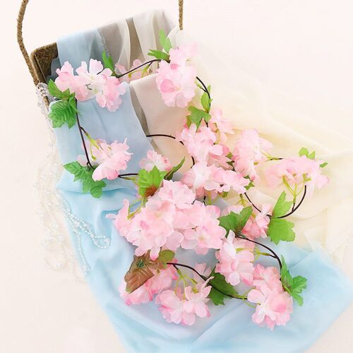 Superbe guirlande de cerisiers artificiels de 2,3 m ¿ Fleurs en soie pour mariages, fêtes et décoration intérieure