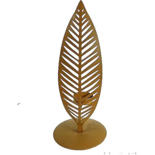 Bougeoir nordique en fer forgé fait main en forme de feuille ¿ Décoration d'intérieur élégante pour mariages, fêtes et occasions spéciales