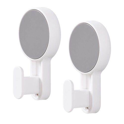 Crochets de douche à ventouse étanches pour salle de bain et cuisine - Porte-serviettes et peignoirs faciles à installer, amovibles et durables