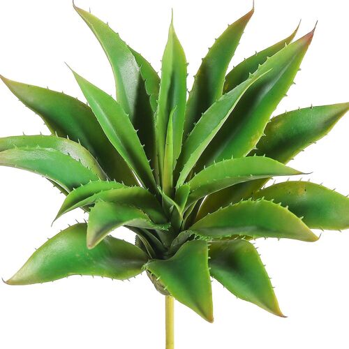 Plante succulente artificielle réaliste en aloès ¿ 9,8 pouces, douce au toucher, pour la maison, les mariages et les festivals