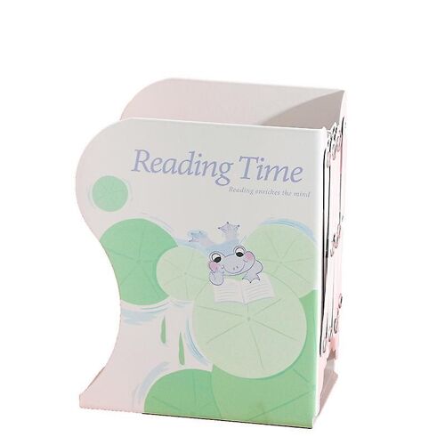 Serre-livres réglables en forme de grenouille mignonne - Support de livre en métal durable pour la maison, le bureau et la chambre des enfants - Excellente idée cadeau !