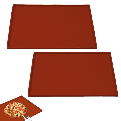 Tapis À Gâteau Swiss Roll - Plaque Flexible En Silicone Multi-Usage, Marron Goodnice