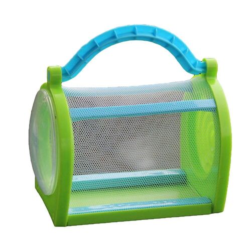 Boîte d'observation des insectes pour enfants - Habitat portable pour l'exploration et l'apprentissage en plein air - Boîte verte pour garder les bestioles