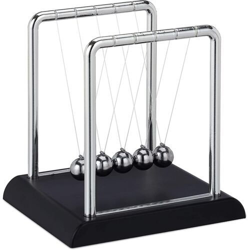 Berceau de Newton à 5 boules ¿ Pendule classique pour lancer du poids, décoration physique pour bureau, cadeau pour les amateurs de sciences