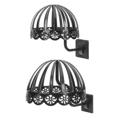 Lot de 2 présentoirs muraux pour chapeaux et perruques - Support en plastique durable pour la vente au détail et la maison