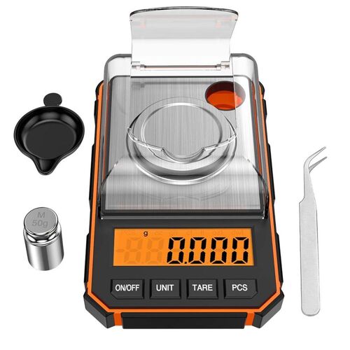 Balance De Précision 50 G/0,001 G, Balance Milligramme Numérique Avec Écran Lcd, Goodnice