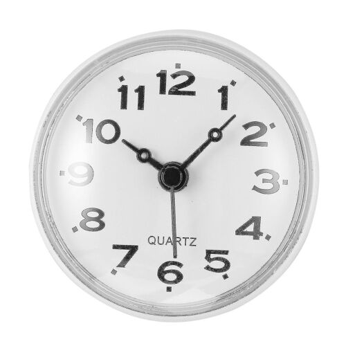 Horloge murale de salle de bain élégante et étanche - Silencieuse, compacte, facile à installer, parfaite pour les zones humides